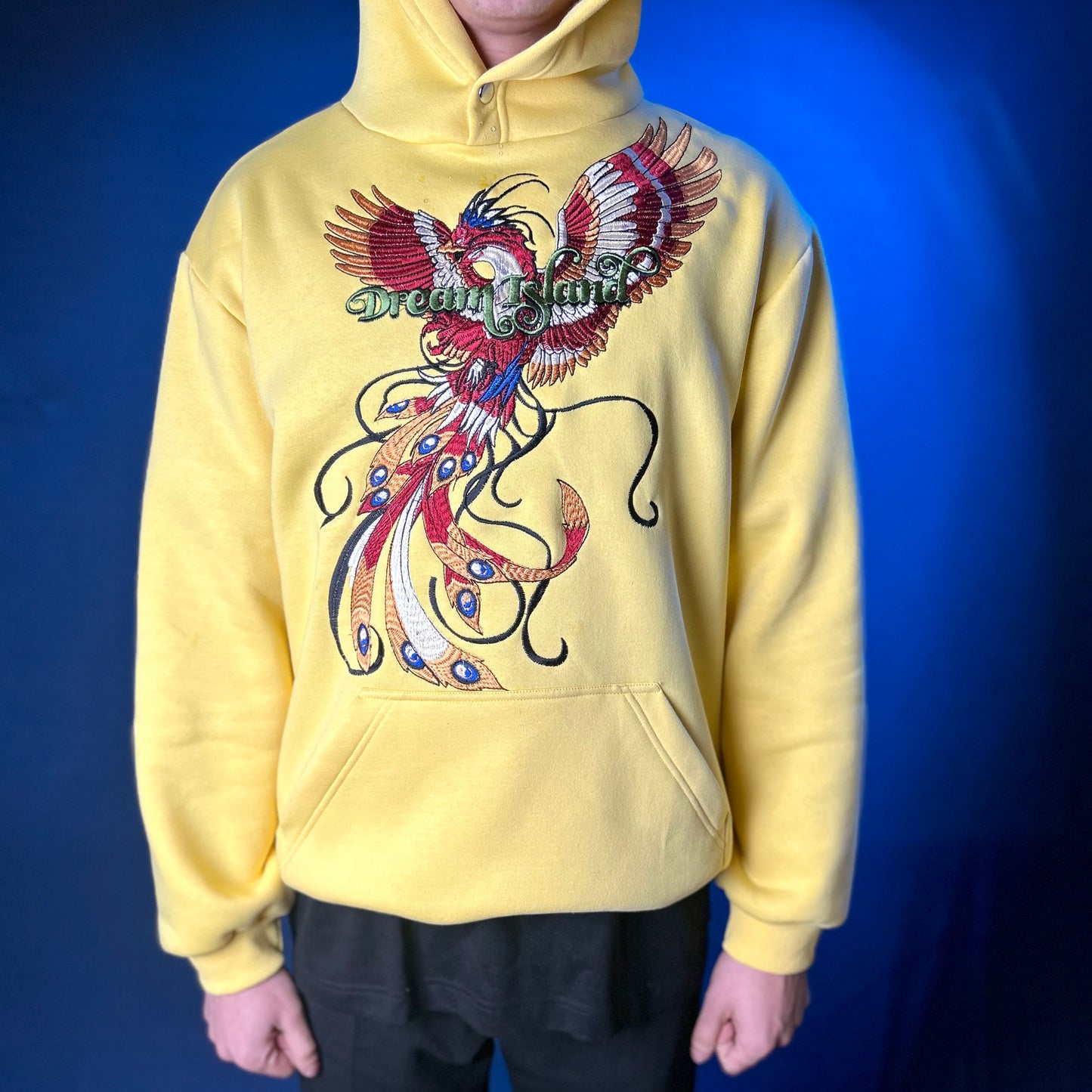 PHOENIX CLASH HOODIE - LEMON
