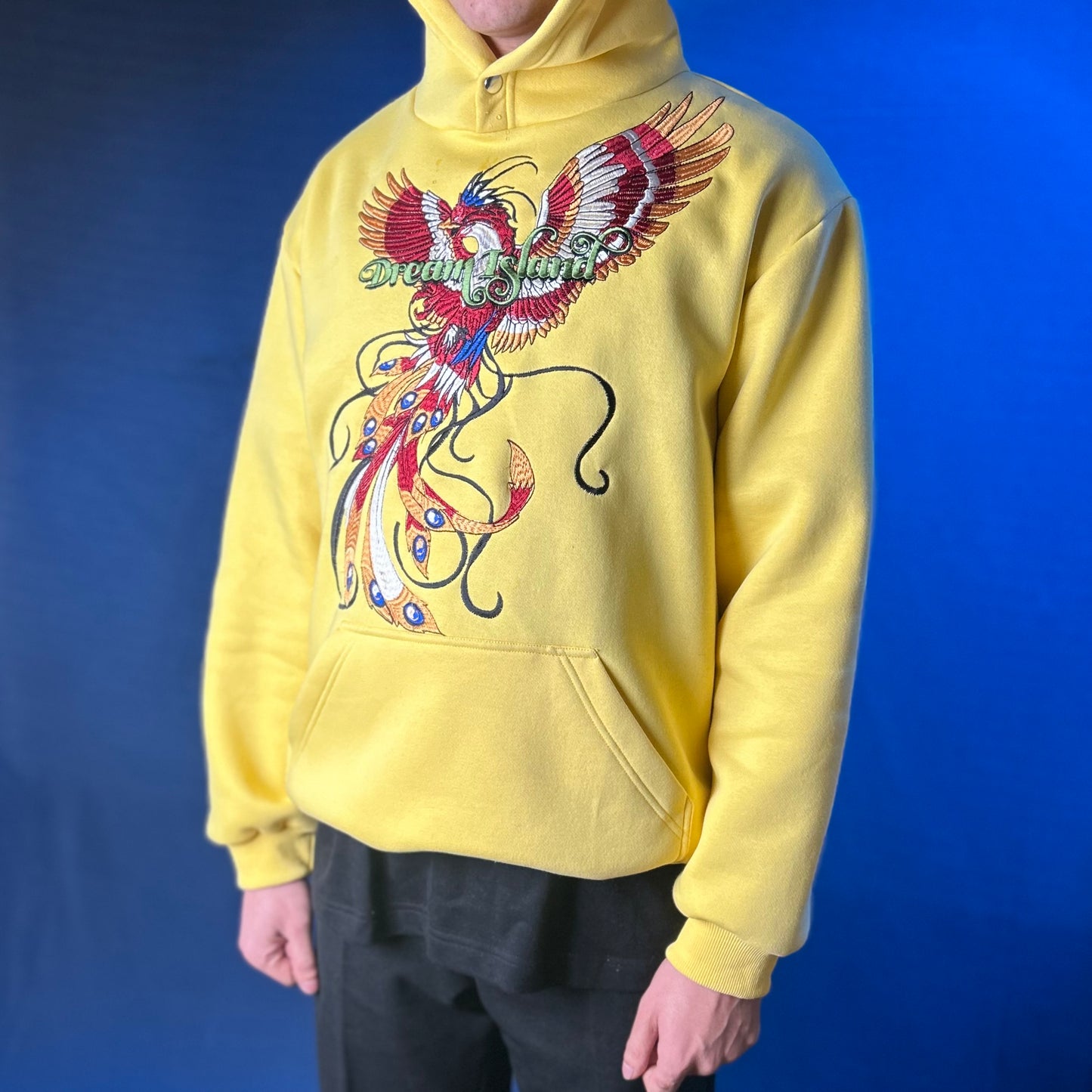 PHOENIX CLASH HOODIE - LEMON