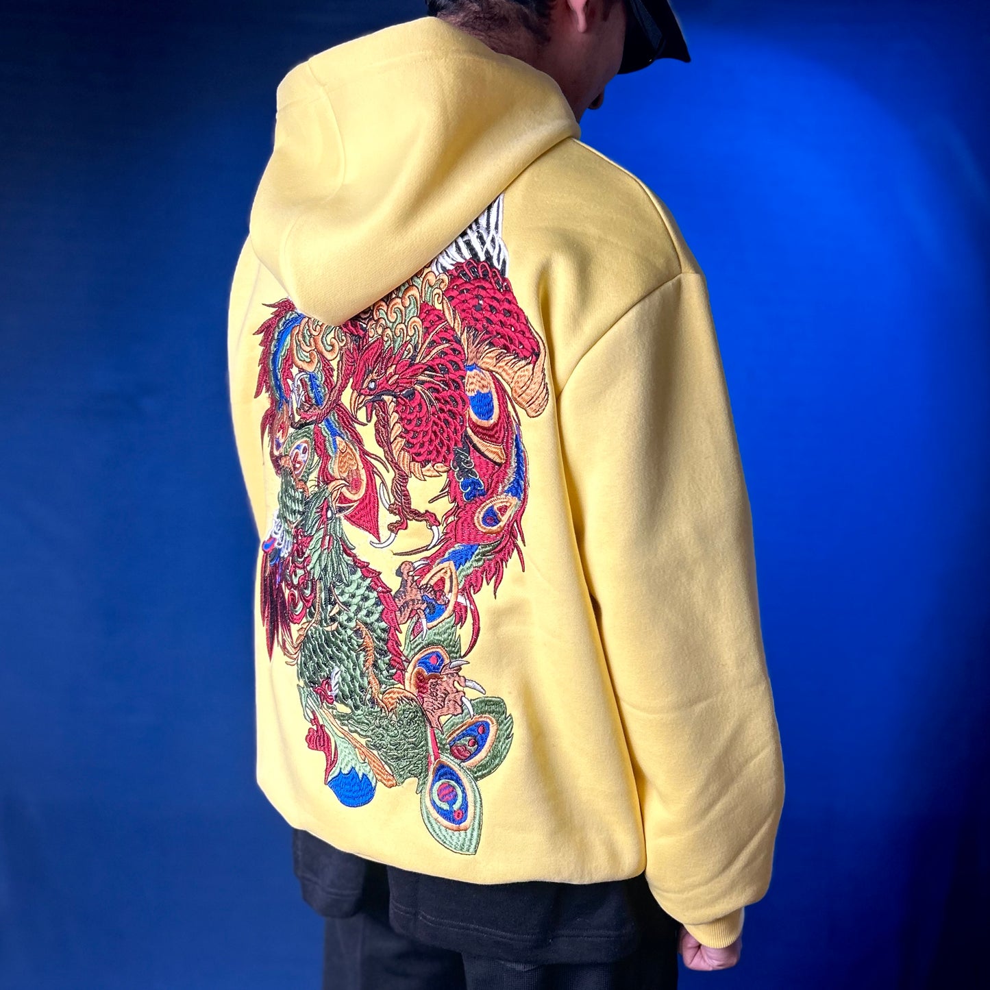 PHOENIX CLASH HOODIE - LEMON