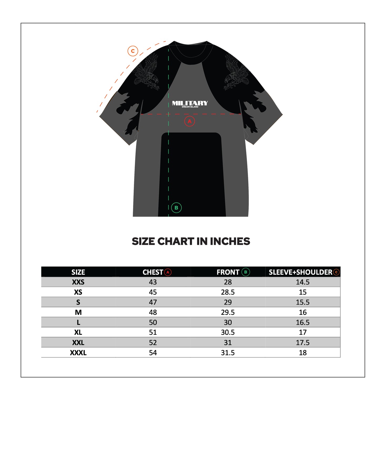 MILITARY T-SHIRT - DESERT