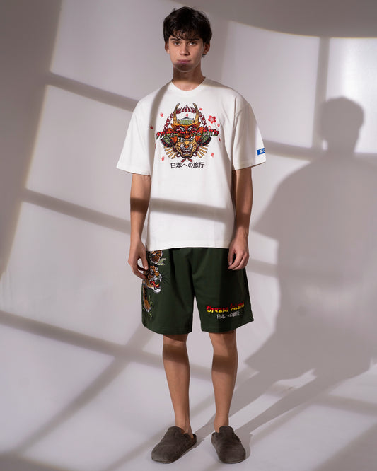 KATANA BLOOM T-SHIRT - WHITE