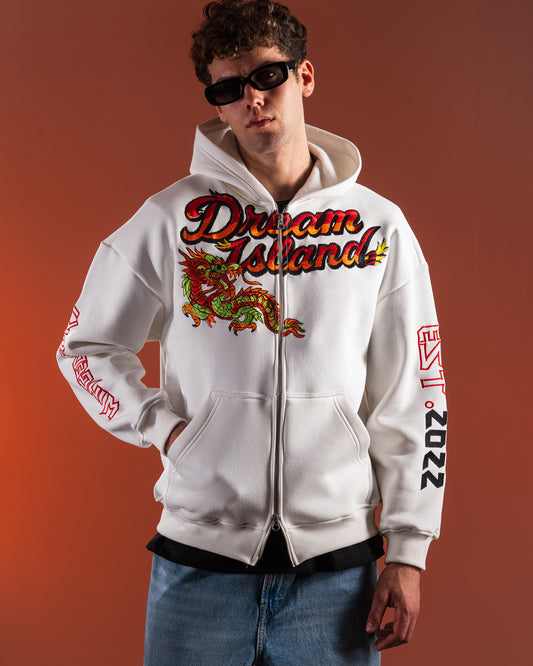 WINGED FURY HOODIE - OFF-WHITE