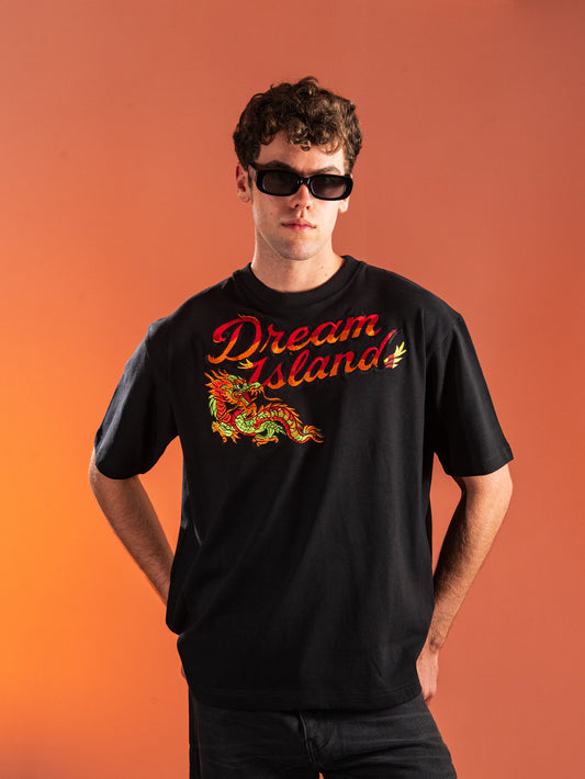 WINGED FURY T-SHIRT - BLACK