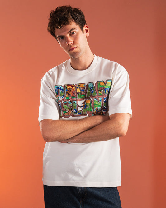 COLLECTIBLES 01 : WILD TRAILS T-SHIRT - OFF WHITE