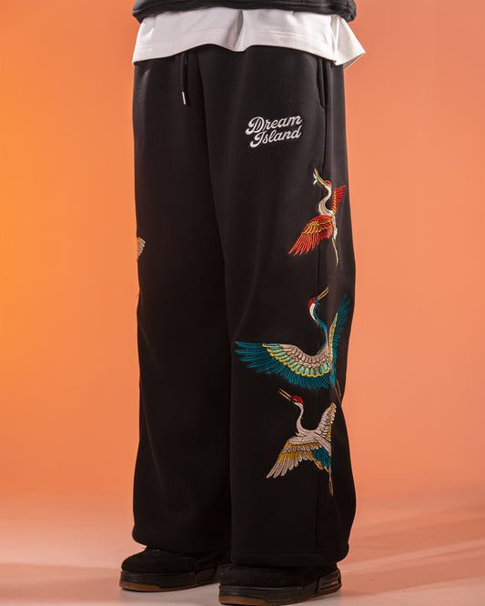 ETERNAL SKY SWEATPANTS - BLACK