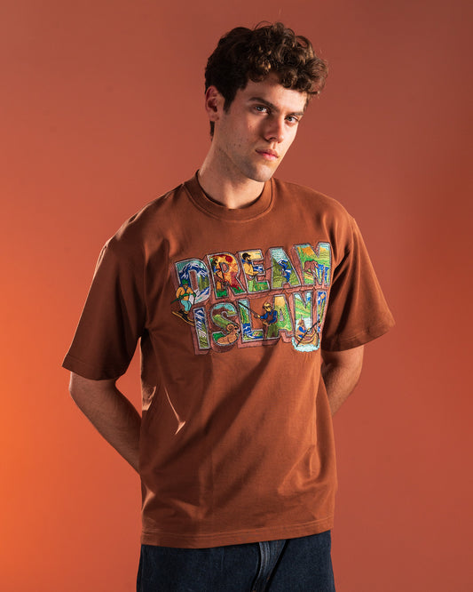 COLLECTIBLES 01 : WILD TRAILS T-SHIRT - BROWN