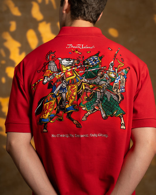 GLORYBOUND POLO T-SHIRT - RED