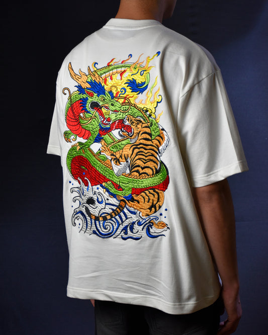 SPIRIT OF A DRAGON T-SHIRT - OFF WHITE
