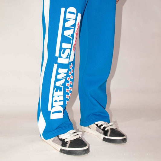 RACING SWEATPANTS - COBALT