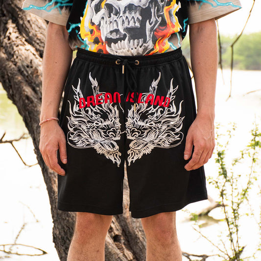 DRAGON SHORTS - BLACK