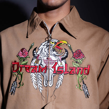 EAGLE RESORT JACKET - BROWN