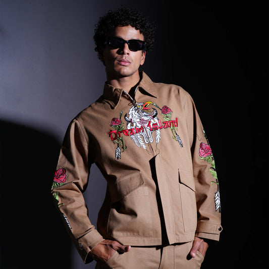 EAGLE RESORT JACKET - BROWN
