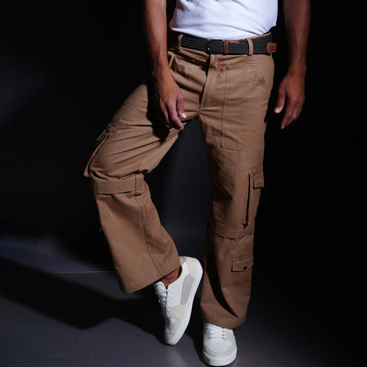 DAWN CARGO PANTS - BROWN