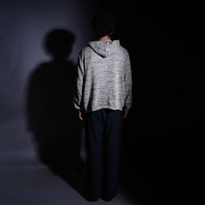 MELANGE WOOL HOODIE