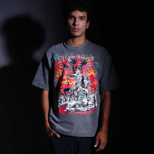 HOUSE OF THE CHAMPIONS T-SHIRT - VINTAGE GREY