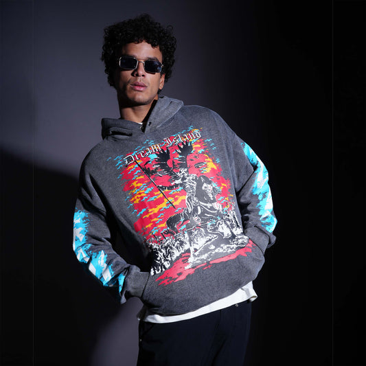 HOME OF THE CHAMPIONS HOODIE - VINTAGE GREY