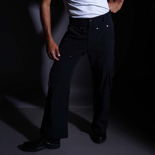 DAWN CARGO PANTS - BLACK