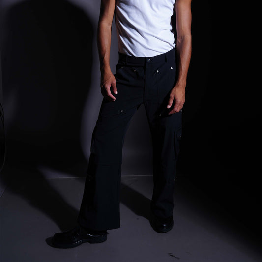 DAWN CARGO PANTS - BLACK
