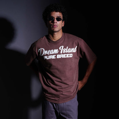 PURE BREED T-SHIRT - VINTAGE BROWN
