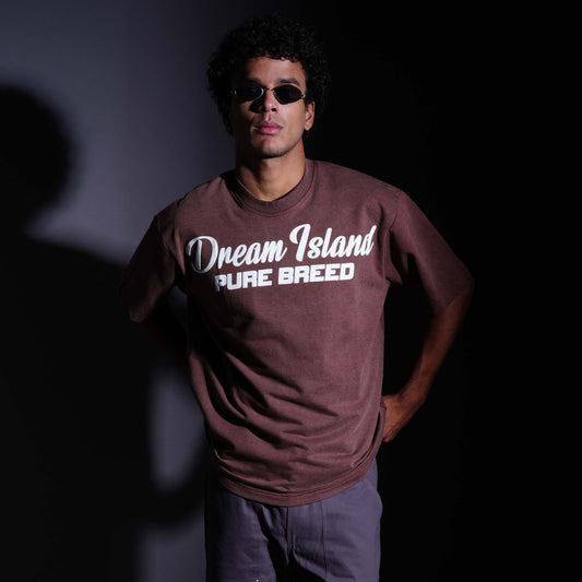 PURE BREED T-SHIRT - VINTAGE BROWN