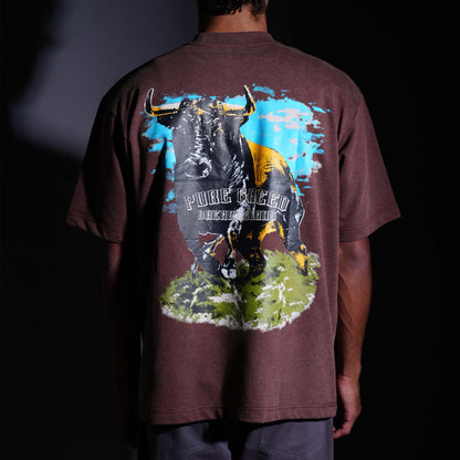 PURE BREED T-SHIRT - VINTAGE BROWN