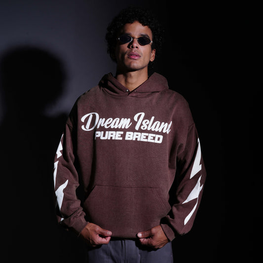 PURE BREED HOODIE - VINTAGE BROWN