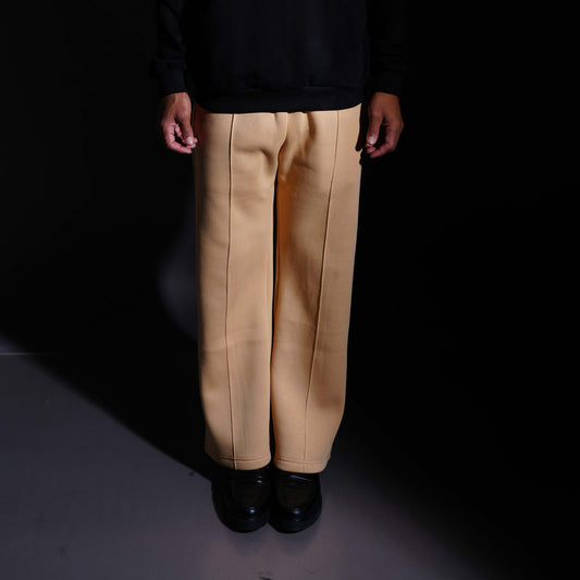 PLEATED SWEATPANTS - BEIGE