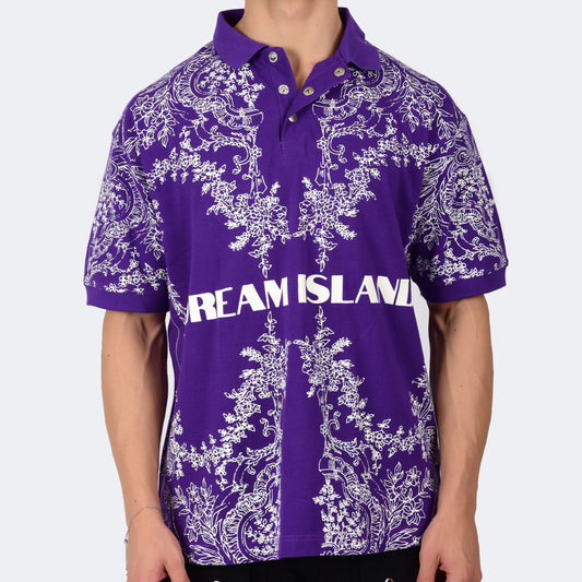 RENAISSANCE POLO T-SHIRT - INDIGO