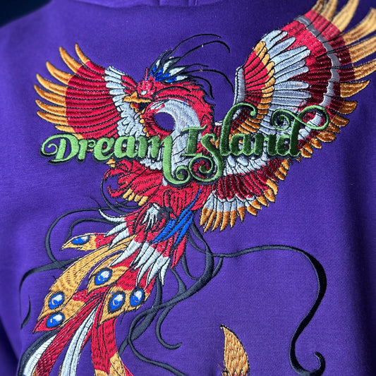 PHOENIX CLASH HOODIE - GRAPE