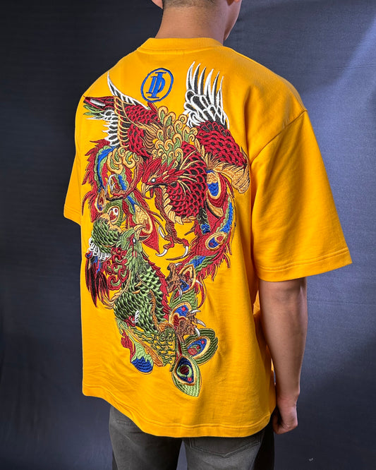 PHOENIX CLASH T-SHIRT - YELLOW