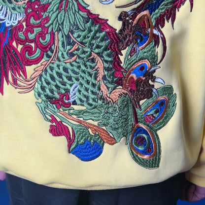 PHOENIX CLASH HOODIE - LEMON