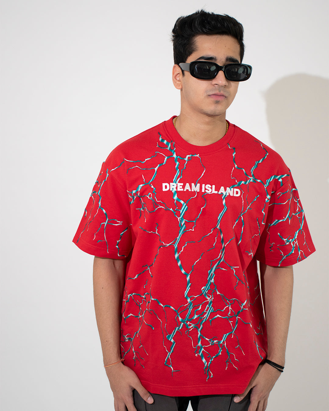 Rain In Hell T-shirt in Ferrari Red